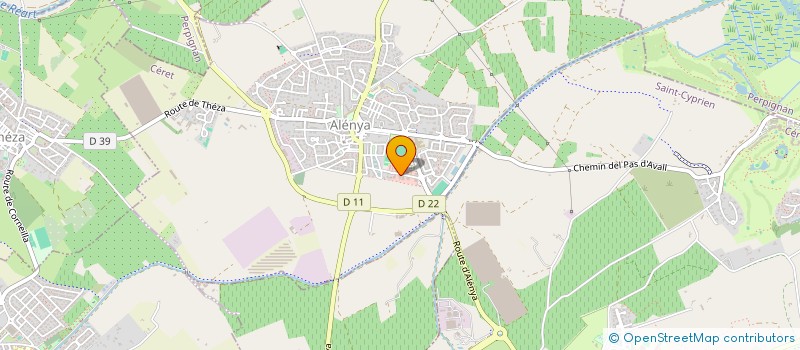 localisation de l'entreprise SCI AJ2B  ALENYA