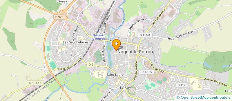 localisation de l'entreprise SCI AJ2M à NOGENT-LE-ROTROU