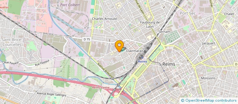 localisation de l'entreprise SCI AJA  REIMS