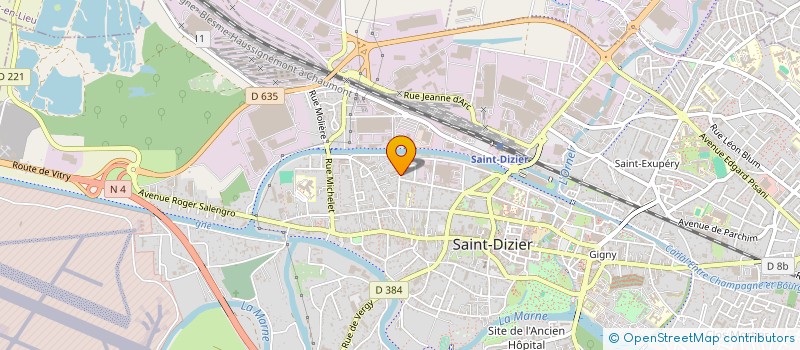 localisation de l'entreprise SCI AJA à SAINT-DIZIER