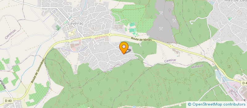 localisation de l'entreprise SCI AJA  CAVEIRAC