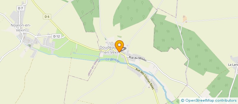 localisation de l'entreprise SCI AJA  DOUDEAUVILLE-EN-VEXIN