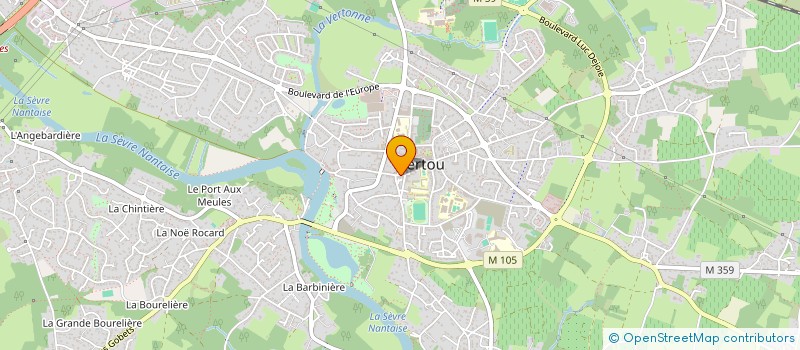 localisation de l'entreprise SCI AJAC  VERTOU