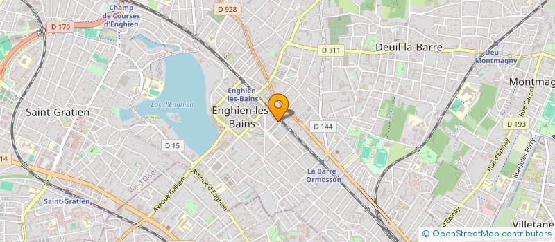 localisation de l'entreprise SCI AJAL  ENGHIEN-LES-BAINS