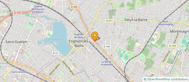 localisation de l'entreprise SCI AJALIA  DEUIL-LA-BARRE