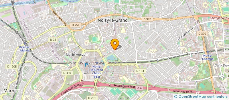 localisation de l'entreprise SCI AJAU  NOISY-LE-GRAND