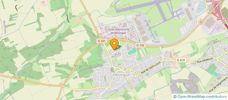 localisation de l'entreprise SCI AJB 34  HESINGUE