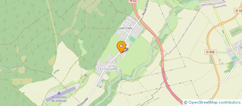 localisation de l'entreprise SCI AJBG  ERROUVILLE
