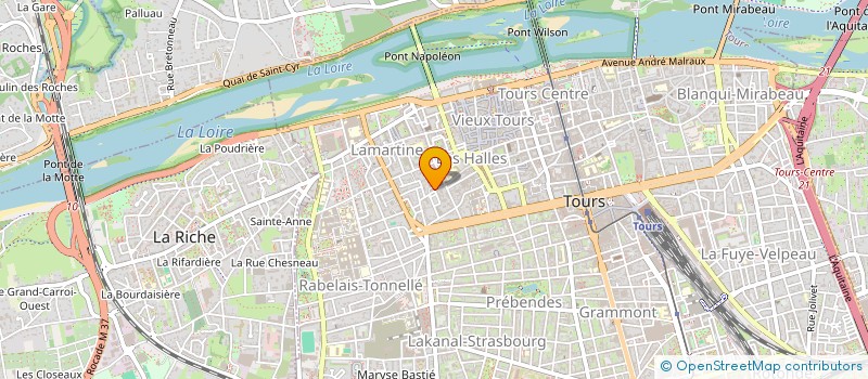 localisation de l'entreprise SCI AJBK  TOURS