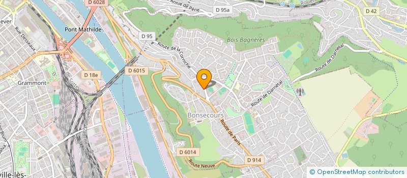 localisation de l'entreprise SCI AJBM  BONSECOURS