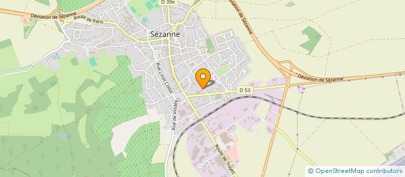 localisation de l'entreprise SCI AJBS - BUILDING RENTING à SEZANNE