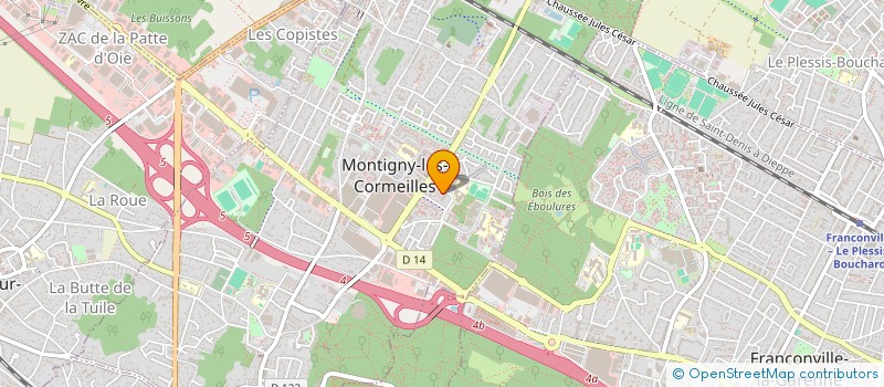 localisation de l'entreprise SCI AJBUCHER  MONTIGNY-LES-CORMEILLES