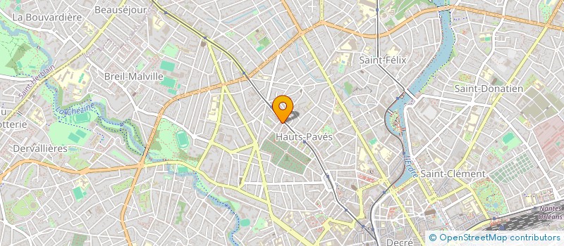localisation de l'entreprise SCI AJC 2016  NANTES