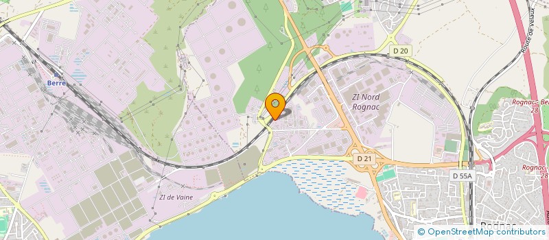 localisation de l'entreprise SCI AJC  ROGNAC