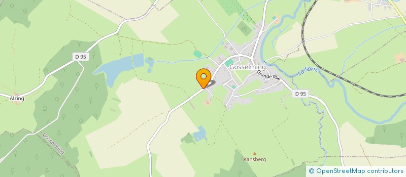 localisation de l'entreprise SCI AJC  GOSSELMING