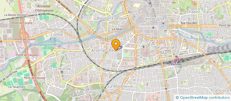localisation de l'entreprise SCI AJC  RENNES