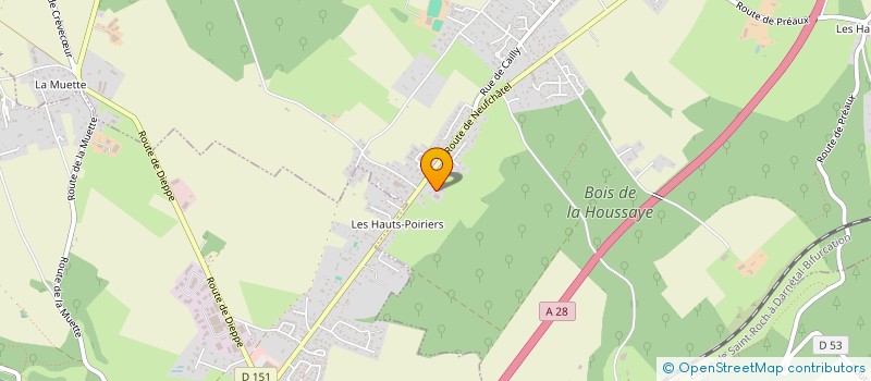 localisation de l'entreprise SCI AJC  QUINCAMPOIX