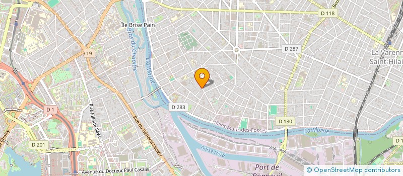 localisation de l'entreprise SCI AJC à SAINT-MAUR-DES-FOSSES