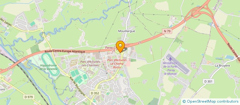 localisation de l'entreprise SCI AJC IMMOBILIER  PARAY-LE-MONIAL