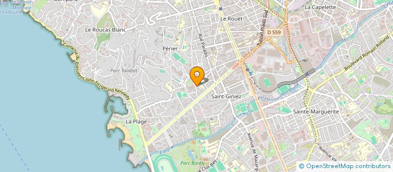 localisation de l'entreprise SCI AJC INVEST à MARSEILLE