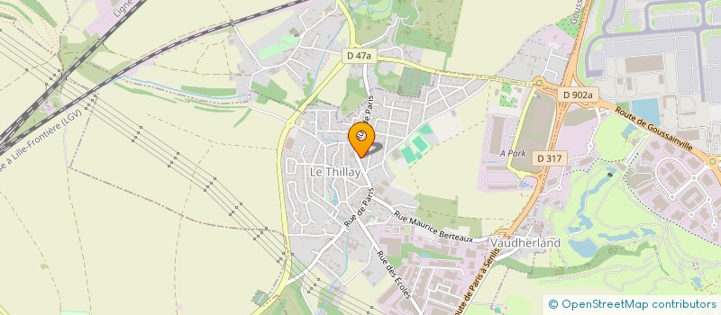 localisation de l'entreprise SCI AJCD à THILLAY (LE)