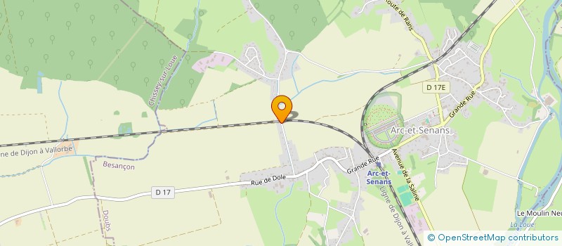 localisation de l'entreprise SCI AJCJ  ARC-ET-SENANS