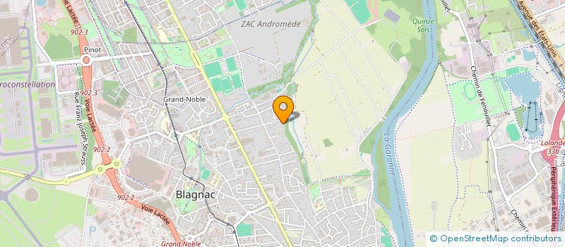 localisation de l'entreprise SCI AJCLCJ  BLAGNAC