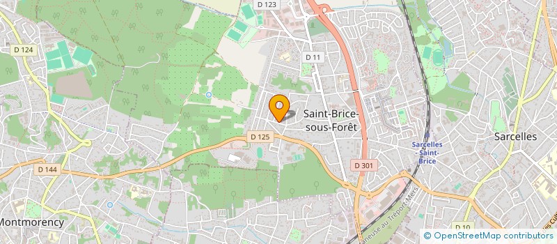 localisation de l'entreprise SCI AJCP à SAINT-BRICE-SOUS-FORET