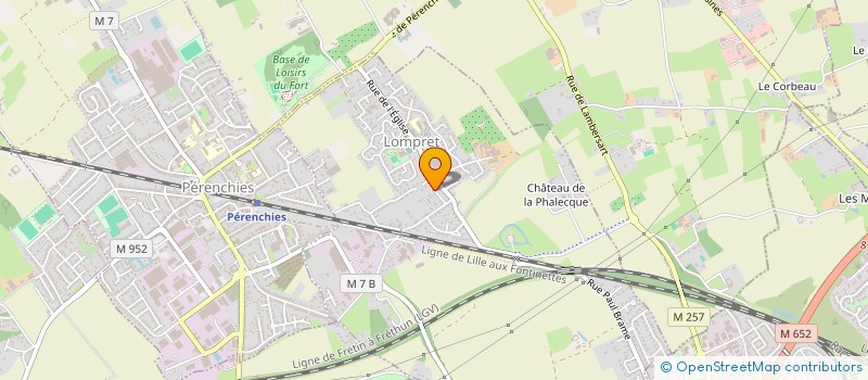 localisation de l'entreprise SCI AJE 1  LOMPRET