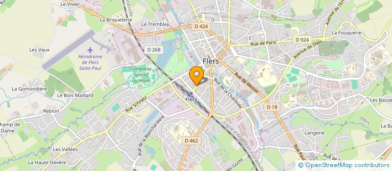 localisation de l'entreprise SCI AJE à FLERS