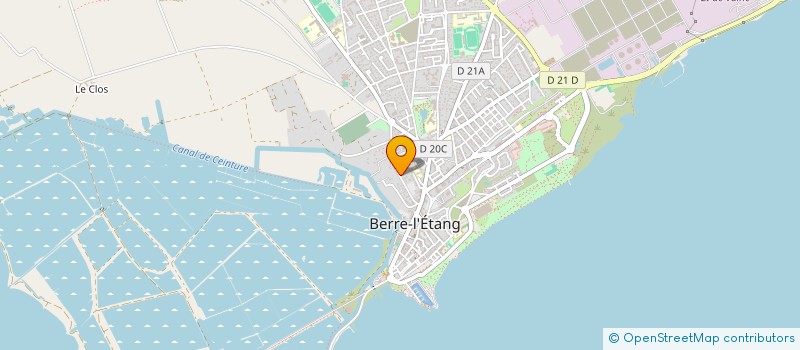 localisation de l'entreprise SCI AJEAL à BERRE-L'ETANG