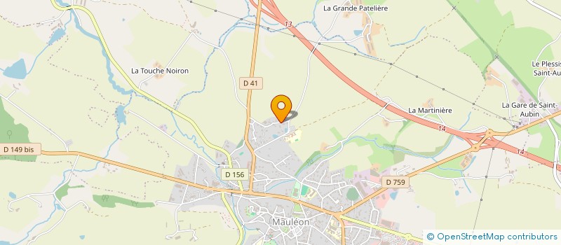 localisation de l'entreprise SCI AJECLM  MAULEON