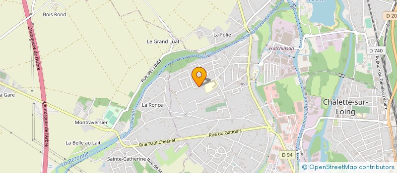 localisation de l'entreprise SCI AJETI  CHALETTE-SUR-LOING