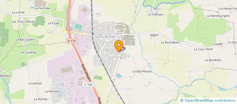 localisation de l'entreprise SCI AJFM  SAINT-ARMEL