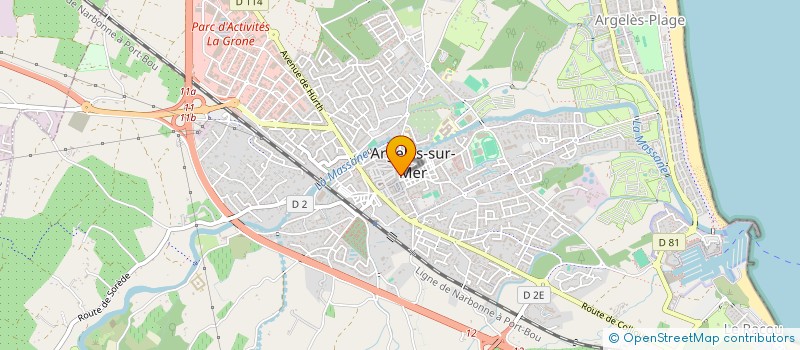 localisation de l'entreprise SCI AJGNER  ARGELES-SUR-MER