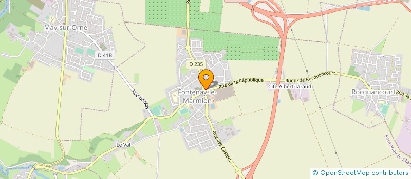 localisation de l'entreprise SCI AJH à FONTENAY-LE-MARMION