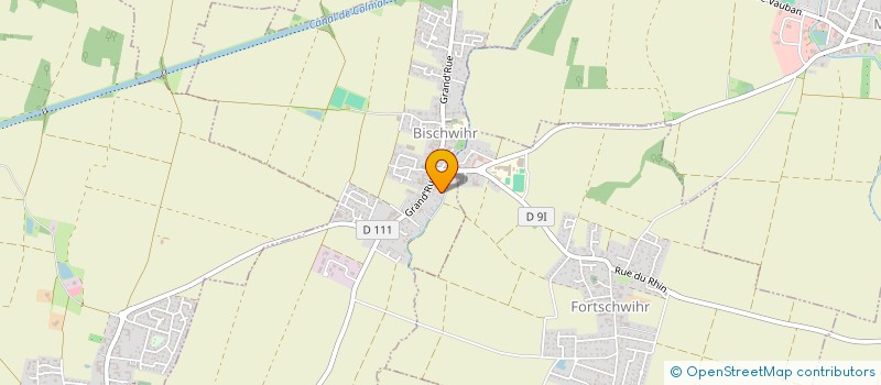 localisation de l'entreprise SCI AJH  BISCHWIHR