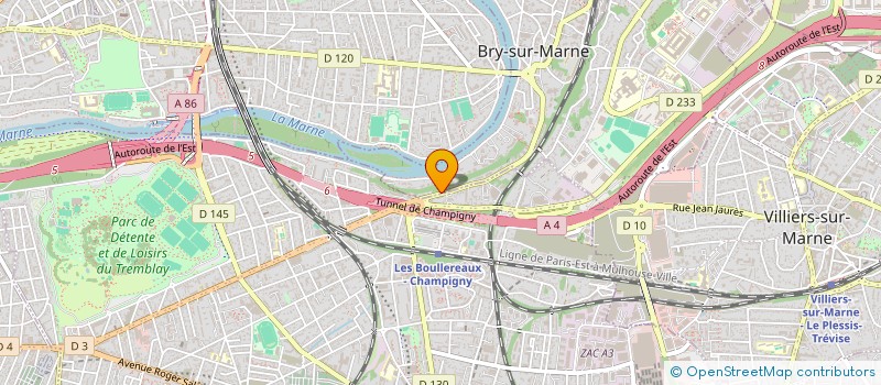 localisation de l'entreprise SCI AJH  LE PERREUX-SUR-MARNE