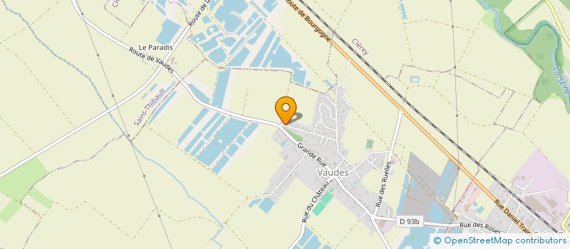 localisation de l'entreprise SCI AJI  VAUDES