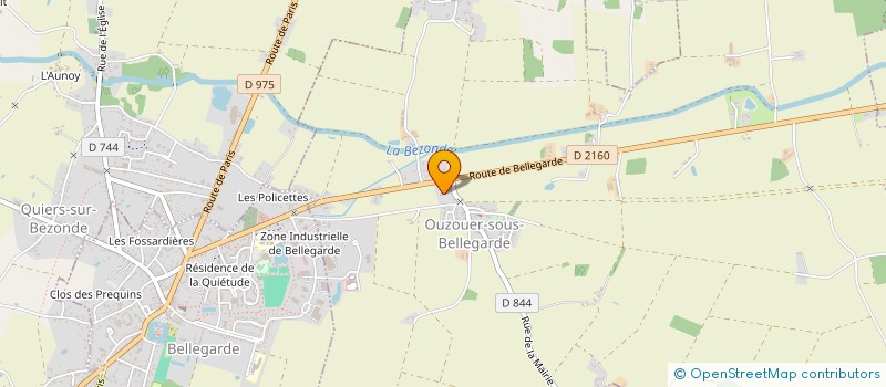 localisation de l'entreprise SCI AJILE à OUZOUER-SOUS-BELLEGARDE