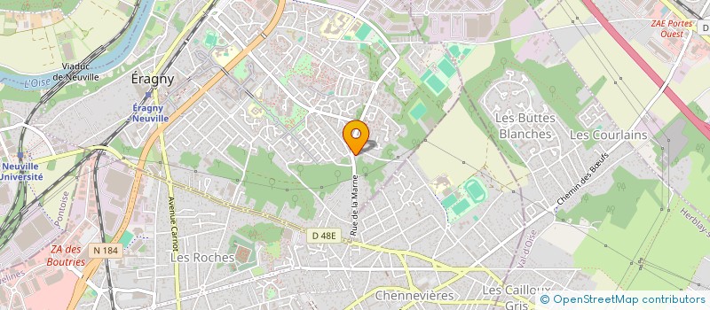 localisation de l'entreprise SCI AJILI  ERAGNY