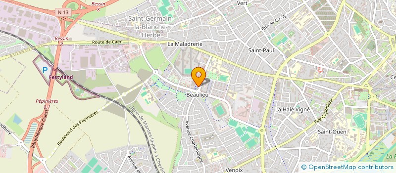 localisation de l'entreprise SCI AJL à CAEN