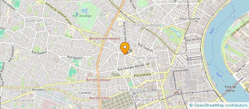 localisation de l'entreprise SCI AJLH  BORDEAUX