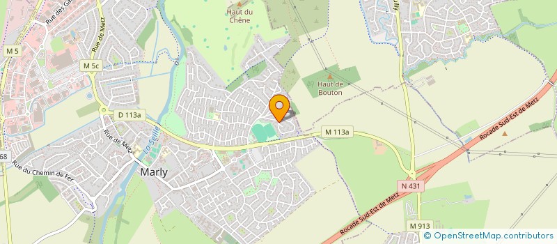 localisation de l'entreprise SCI AJLM INVESTISSEMENTS  MARLY