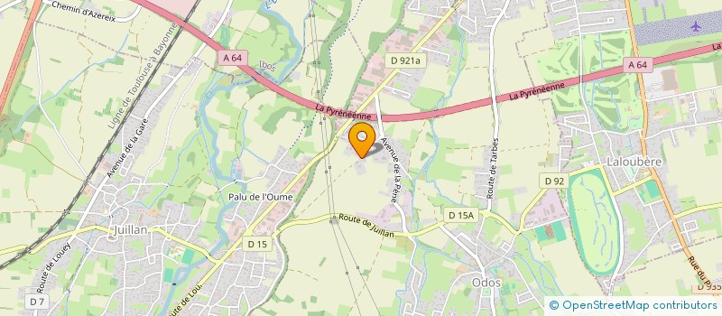 localisation de l'entreprise SCI AJLSA  ODOS