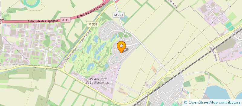 localisation de l'entreprise SCI AJM  LA WANTZENAU