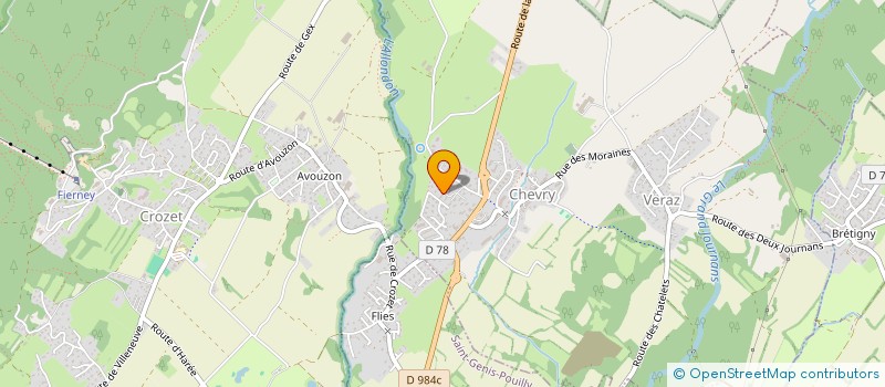 localisation de l'entreprise SCI AJM  SELLIERES