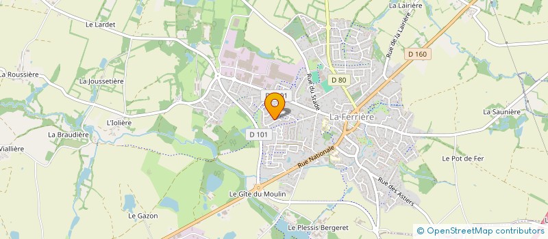 localisation de l'entreprise SCI AJM RETAILLEAU à LA FERRIERE