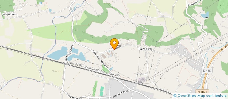 localisation de l'entreprise SCI AJMD  COLAYRAC-SAINT-CIRQ