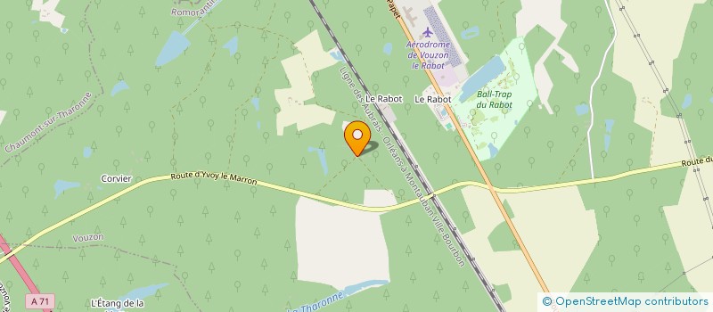 localisation de l'entreprise SCI AJMF  VOUZON